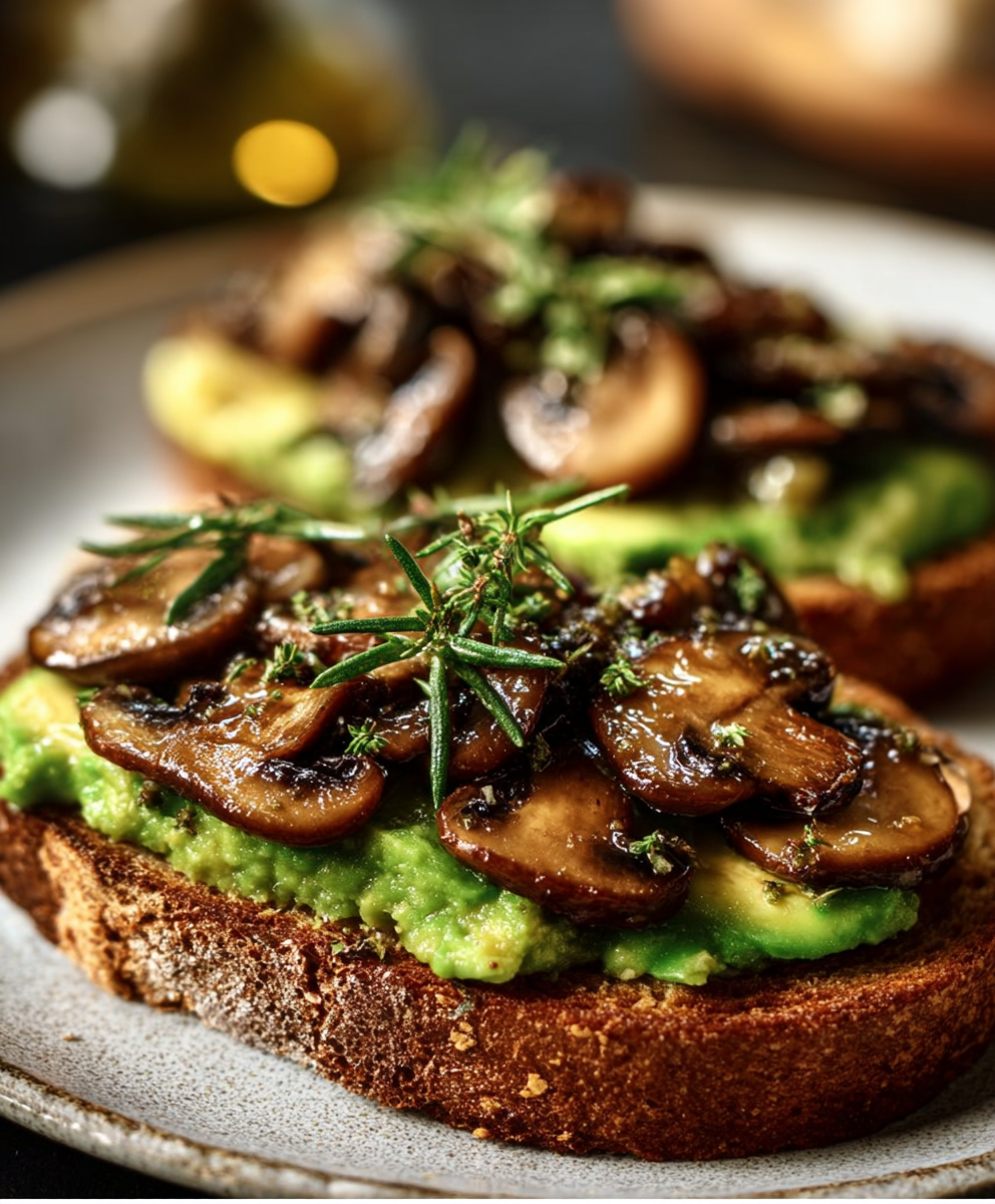 Avocado Garlicky Mushroom Toast: Your New Go-To Breakfast Upgrade