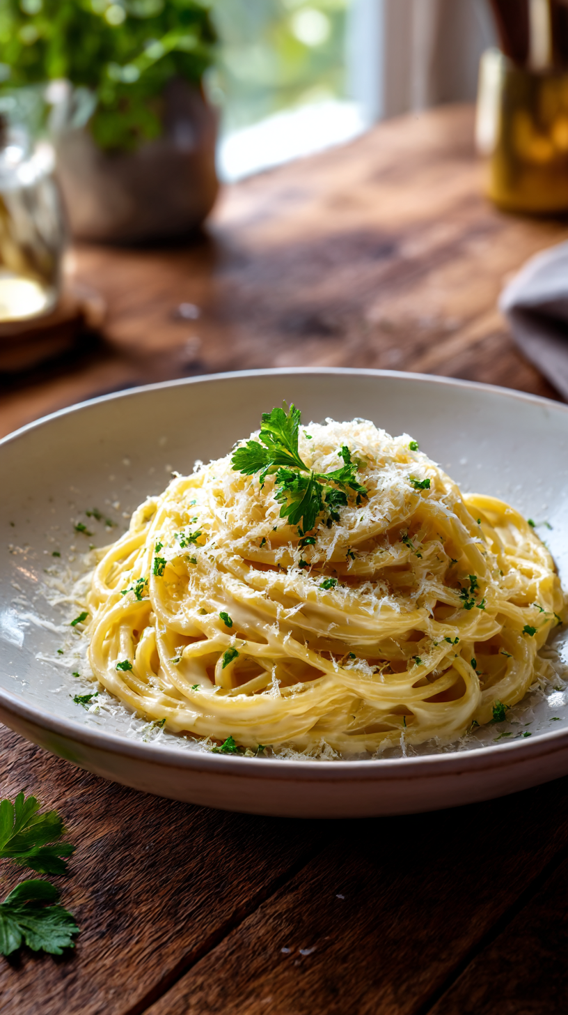 Creamy Garlic Parmesan Spaghetti: The Ultimate Comfort Pasta Recipe